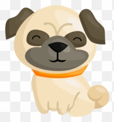 Products - Pug Filhote Vetor Emoji,Fortune Cookie Emoji