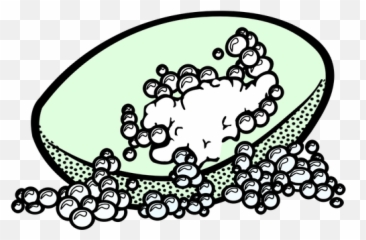 Foamy Green Soap Art Vector Drawing - Soap Bar Clipart Gif Emoji,Ice Cube Emoji