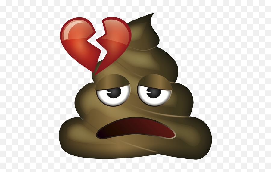 Emoji - Pile Of Poo Emoji,Heart Break Emoji