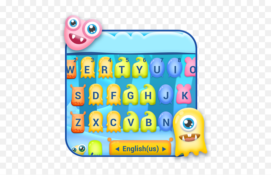 Tricky Cute Monsters Keyboard Theme - Smiley Emoji,Emoticon H