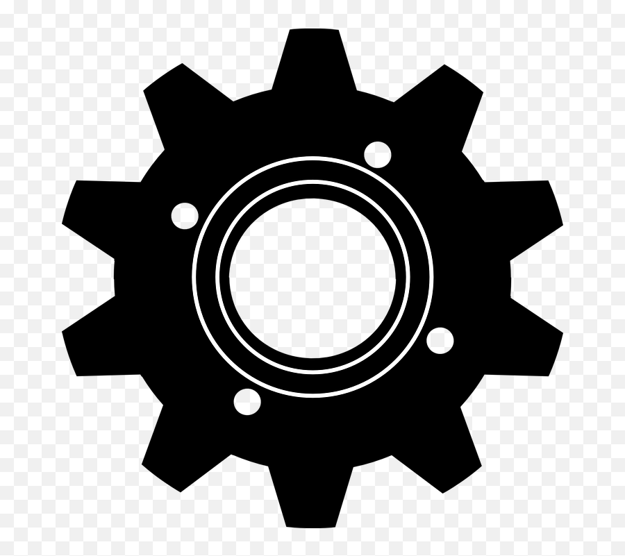 Gear Cog - Gear Clipart Transparent Emoji,Iphone Wave Emoji