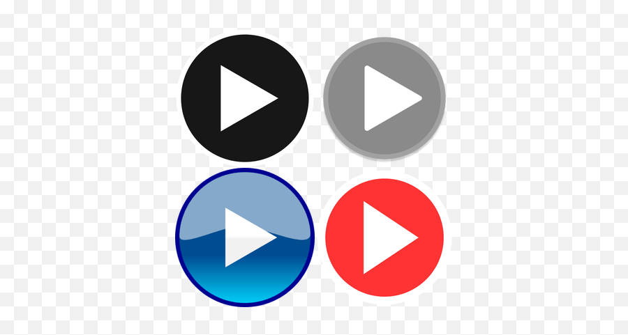 Play Buttons Transparent Png Images - Circle Emoji,Play Button Emoji
