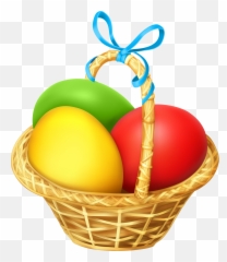 Transparent Background Easter Basket Clipart - Transparent Easter Basket Images Png Emoji,Basket Emoji