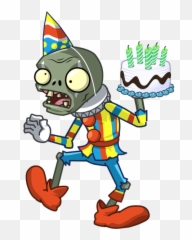 Clipart Zombie Birthday - Plants Vs Zombies Emoji