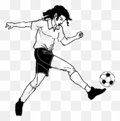 Football Sport Animation Kick - Play football girls png Girl Playing Emoji