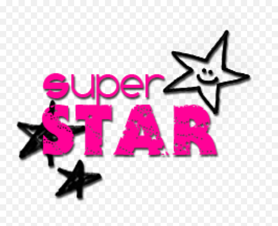 Superstar Freetoedit - Super Star Text Png Emoji,Superstar Emoji