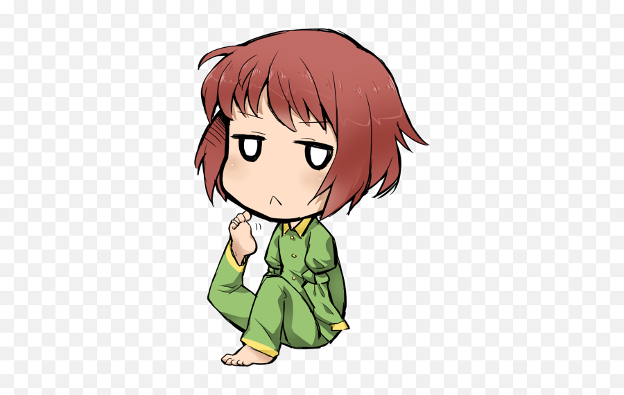 48 Chat - Thinking Exchange Chibi Rin Katawa Shoujo Emoji,Thonkang Emoji