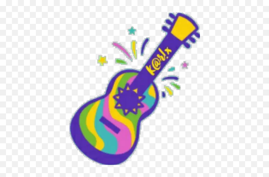 Carnaval Stickers For Whatsapp - Clip Art Emoji,Bass Guitar Emoji