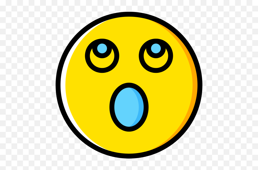 Surprised Emoji Png Icon - Surprised Smiley Face Outline,Surprised Emoji Transparent