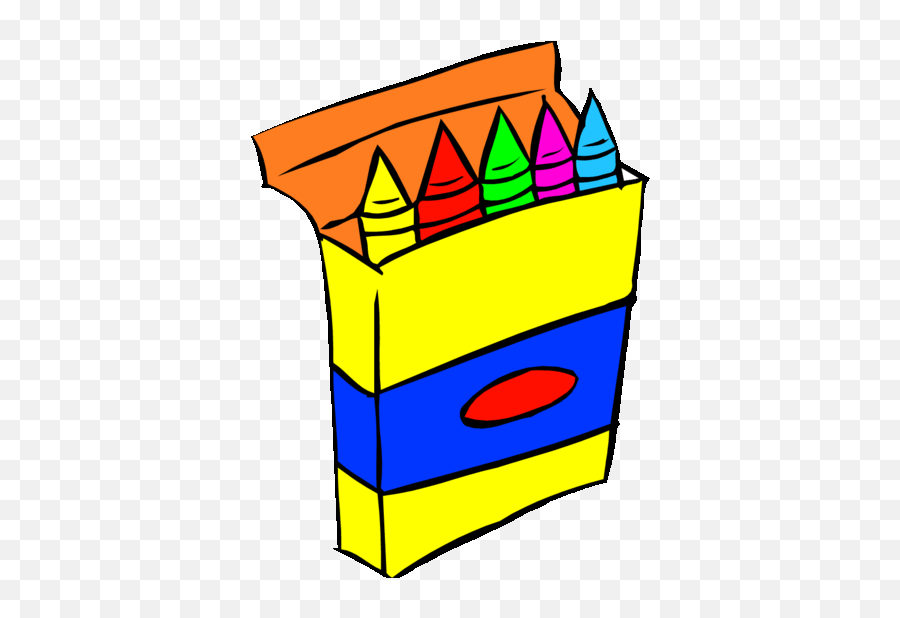 Crayon Clipart 17 - Clipartix Clipart Of School Things Emoji,Crayon Emoji