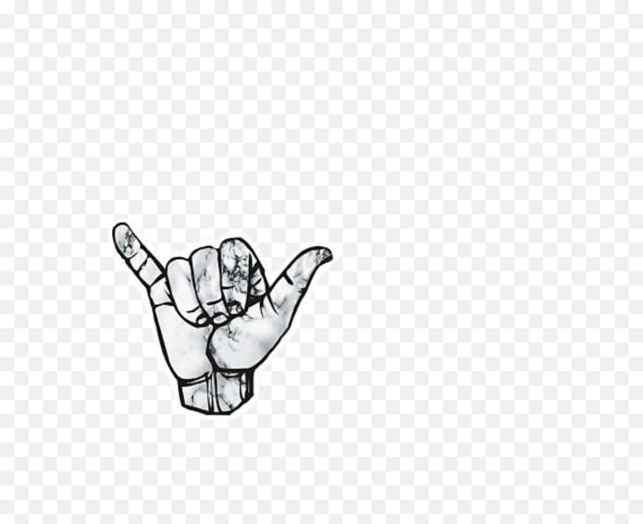 Interesting Art Skater Peace Sticker By Olivia Ling - Sign Language Emoji,Peace Sign Emoji Black And White