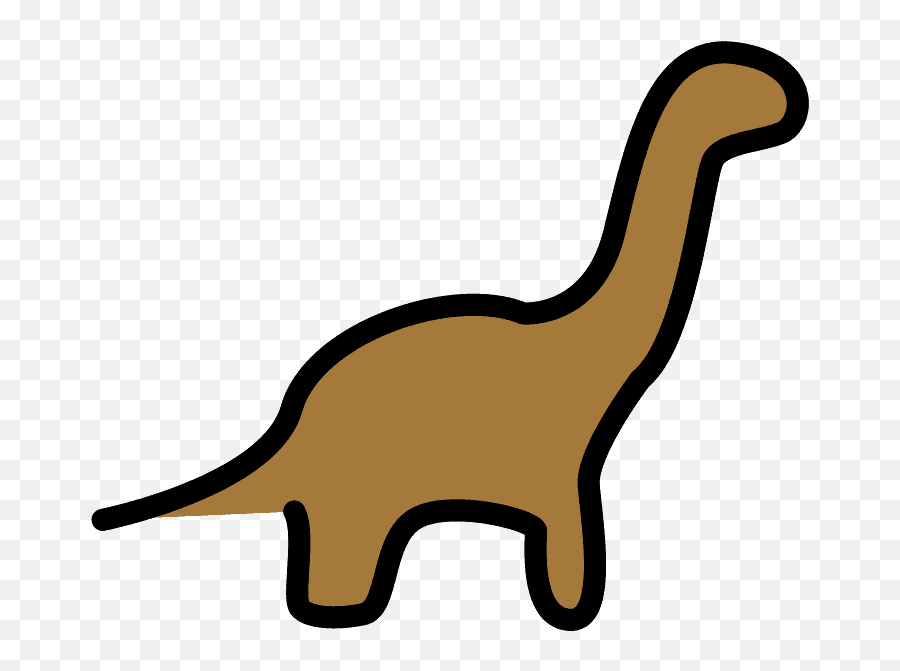Sauropod Emoji Clipart - Brontosaurus Emoji,Dinosaur Emojis
