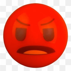 Emoji Field Hockey Ball - Smiley,Anger Emoji