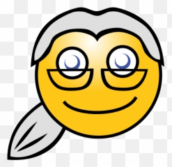 7 Old Man Smiley Emoticon Images - Lady Face Emoji