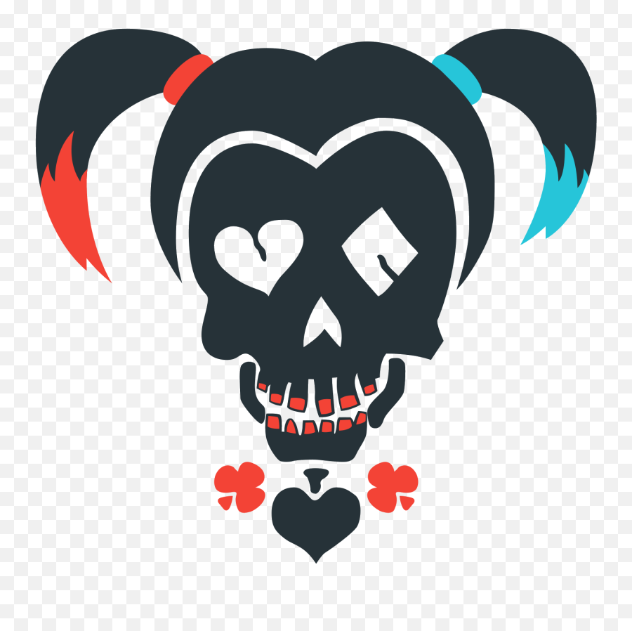 Harley Quinn Symbol Png 4 Png Image - Harley Quinn Suicide Squad Logo Png Emoji,Harley Emoji