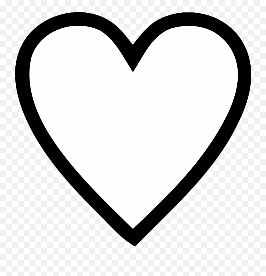 Heart - Transparent Heart Png Black Emoji,Emoji Heart