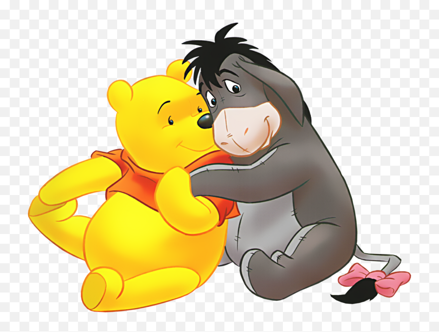 Eeyore And Pooh - Hugs Winnie The Pooh Emoji,Eeyore Emoji