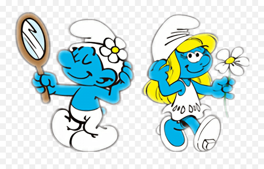 Smurf Puffetta Vanitosa Cartoon Concei - Clip Art Emoji,Conceited Emoji