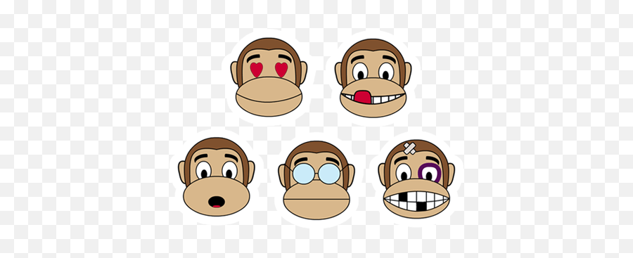 Monkey Emoji 1 - Cartoon,Monkey Emoji