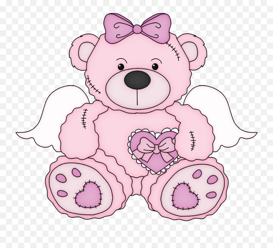 Teddy Bear Clip Art 2 Image 0 - Pink Teddy Bear Png Clipart Emoji,Bear And Hot Emoji