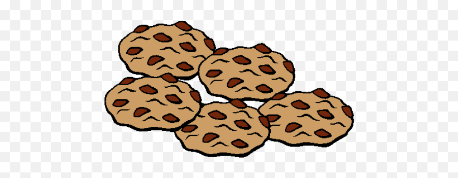 Chocolate Chip Cookie Clipart Png - Chocolate Chip Cookies Emoji,Cookie Emojis