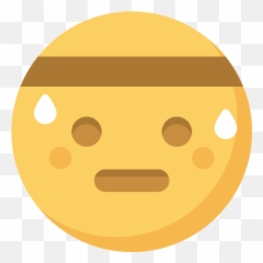 Sweating - Flat Icon Emoji