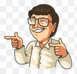 Yeah Bill Gates Right - Bill Gates Clipart Png Emoji,Steve Jobs Emoji