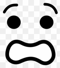 Scb50 - Scared Face Png Emoji