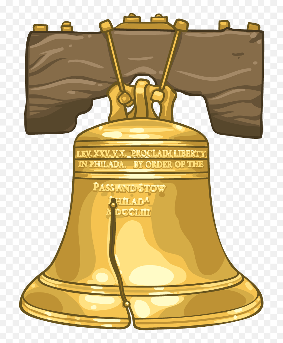 Philly Bell Transparent Png Clipart - Liberty Bell Png Emoji,Liberty Bell Emoji
