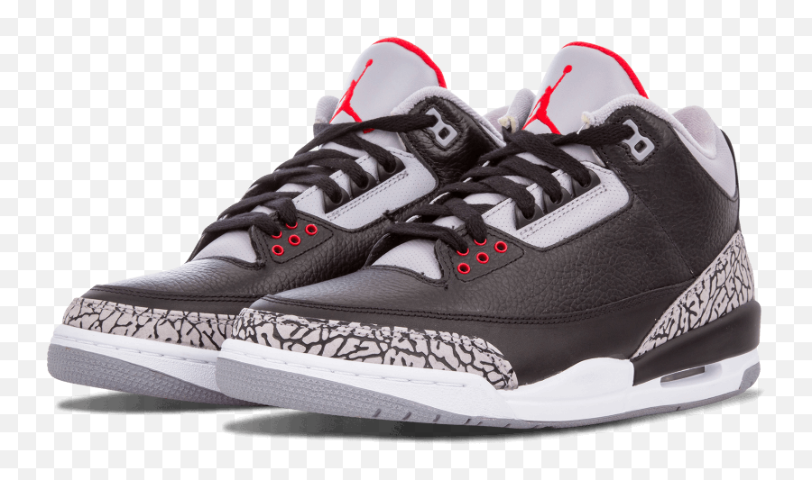 Jordans Air Jordan Airjordans Shoe Shoes Aesthetic Cool - Jordan 3 Katrina Black Cement Emoji,Emoji Jordans