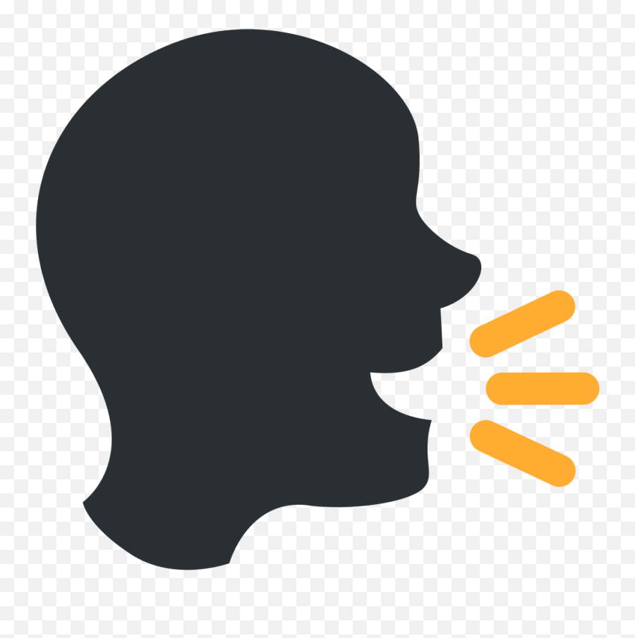 Twemoji2 1f5e3 - Speaking Head Emoji,Gun Emoji