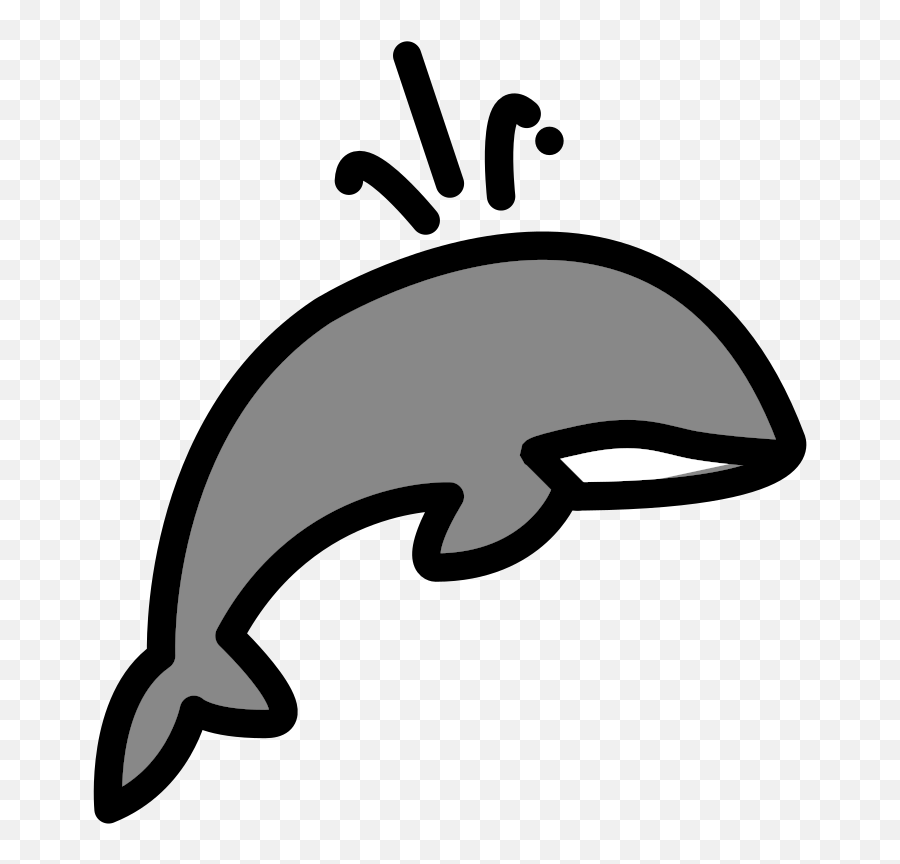 Openmoji - Clip Art Emoji,Whale Emoji