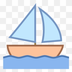Sail Boat Icon - Free Download PNG and Vector Transparent Background Clipart Emoji