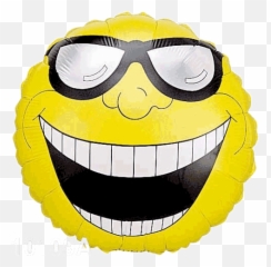 Bless My Nest April 2011 - Big Smiley Face With Glasses Balloon Emoji