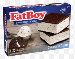 Walmart Grocery - Fatboy Cookies And Cream Ice Sandwich Emoji