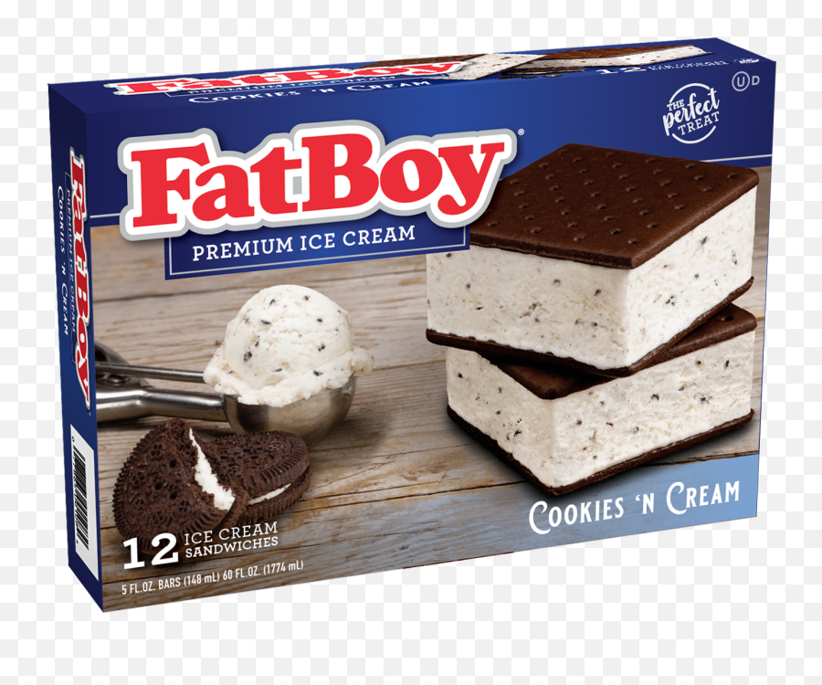 Walmart Grocery - Fatboy Cookies And Cream Ice Cream Sandwich Emoji,Ice Cream Sandwich Emoji