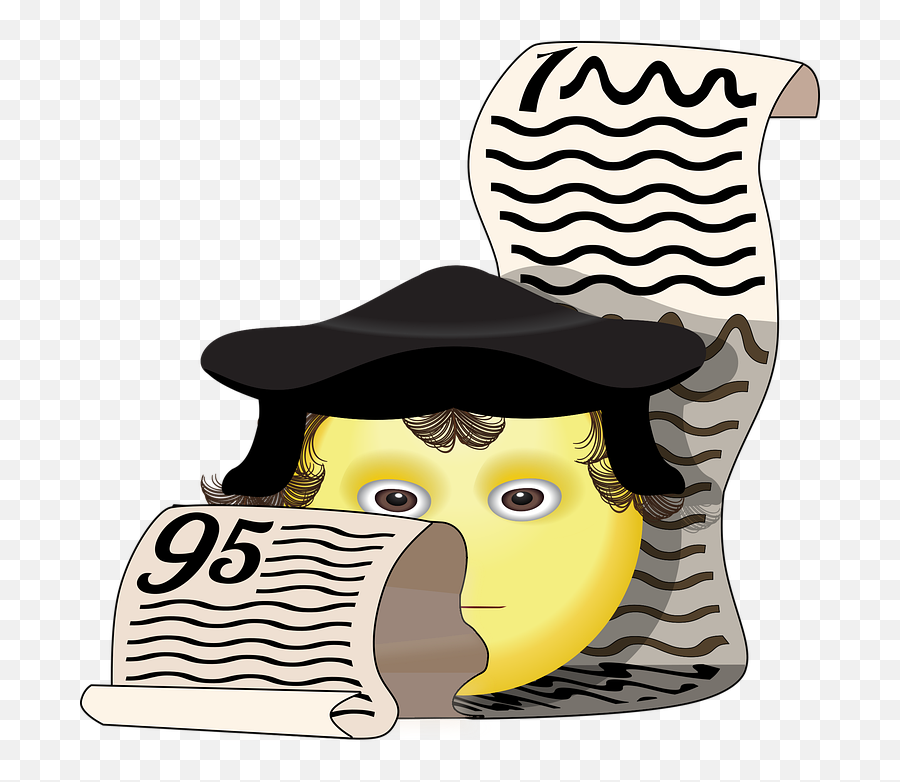 Martin Luther Drawing Cartoon - Free Vector Graphic On Pixabay Cartoon Emoji,Knight Emoticon