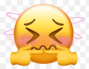 Nervous Emoji Sticker - Twitter Hug