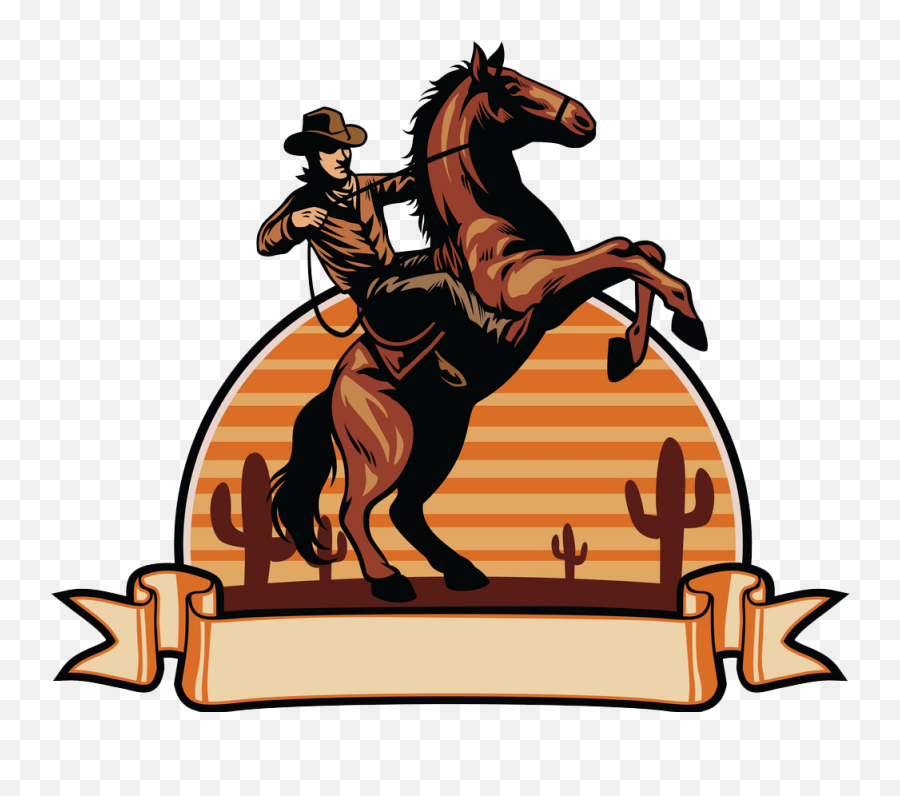 Cowboy Clipart - Clipartworld Horse Cowboy Emoji,Horse Emoji