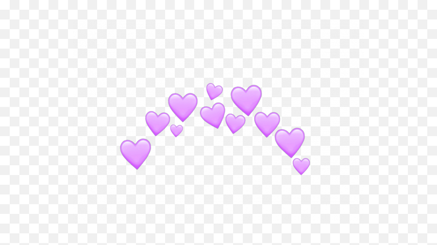 Purple Aesthetic - Pastel Heart Emoji Transparent,Purple Emoji