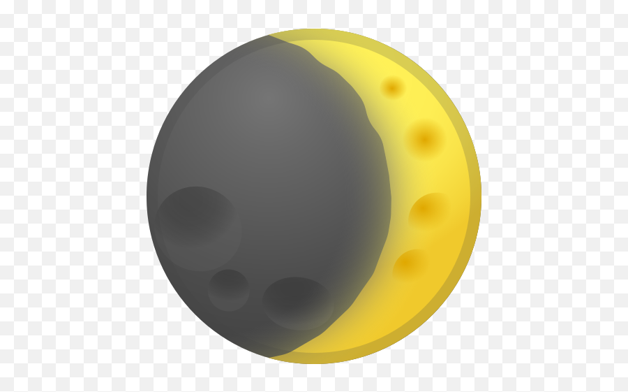 Waxing Crescent Moon Emoji - Emoji,Crescent Moon Emoji