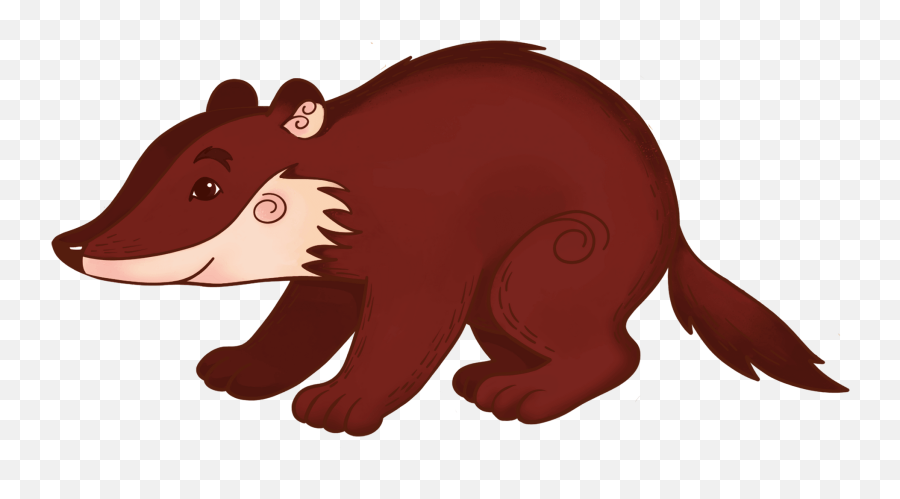 Badger Clipart - Animal Figure Emoji,Badger Emoji