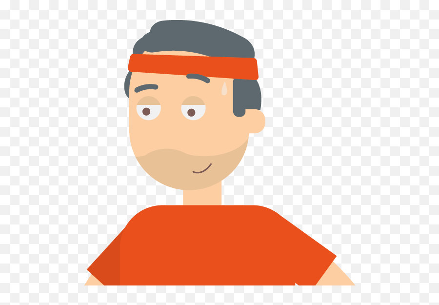 Person Wearing Sweat Band Clipart - Full Size Clipart Crookhaven Emoji,Sweaty Emoji