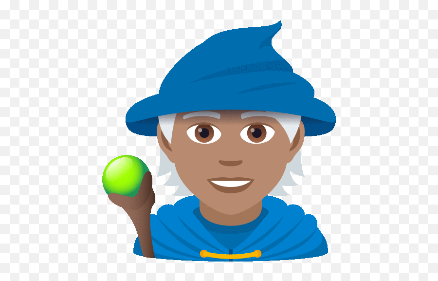Mage Joypixels Gif - Emoji De Maga,Wizard Hat Emoji