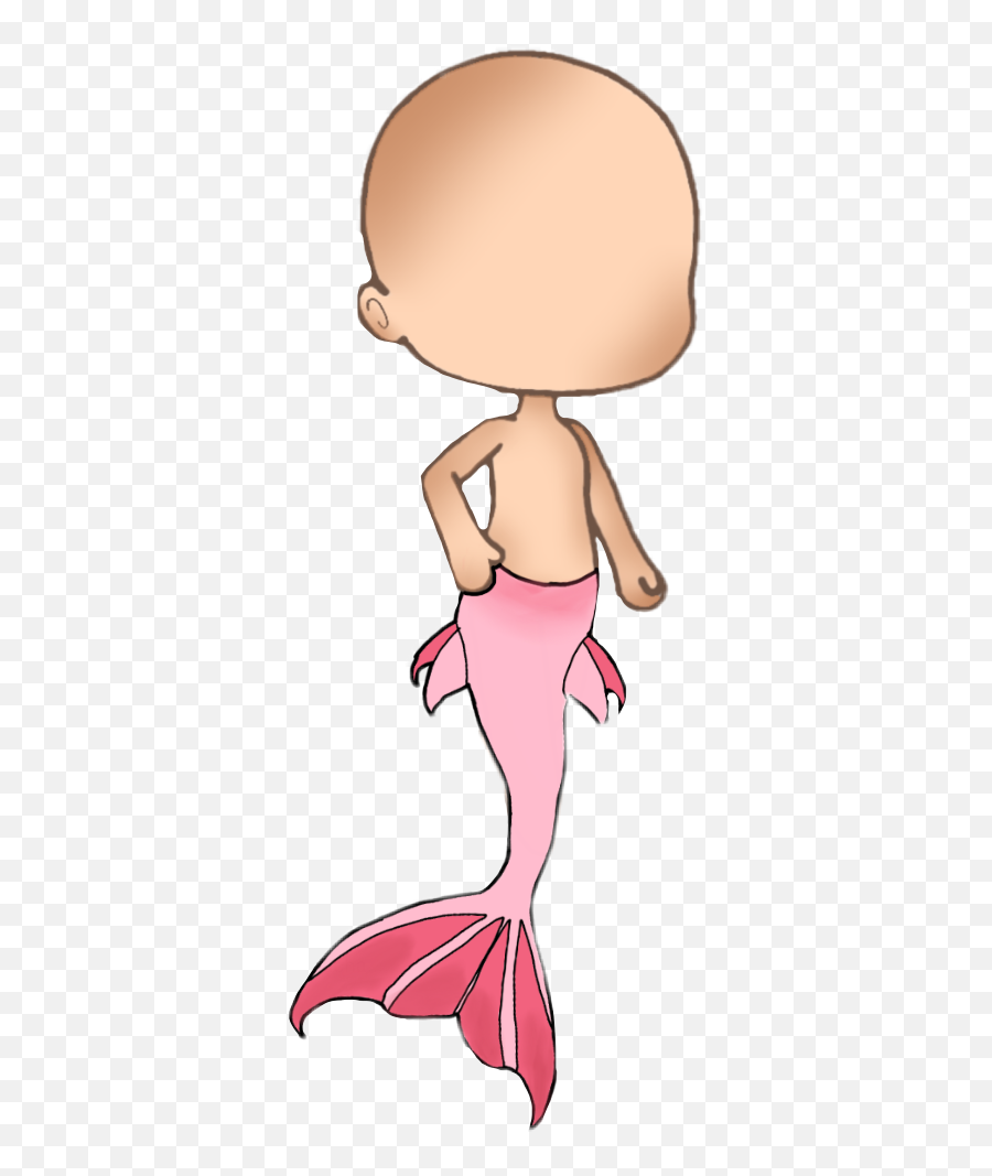 Largest Collection Of Free - Toedit Mermaid Stickers Gacha Life Mermaid Body Emoji,Mermaid Emoji Iphone