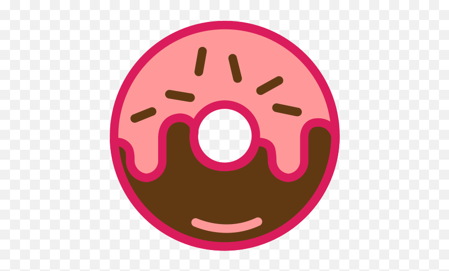 Pink - Free Icon Library Circle Food Icons Png Emoji,Pink Ribbon Emoticon