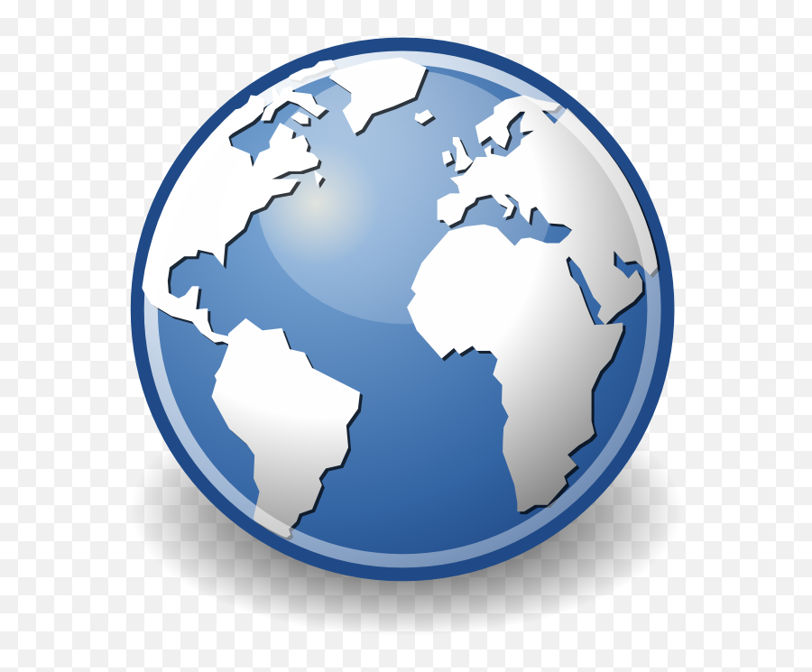 Globe Png - Website Globe Icon Png Emoji,Flat Earth Emoji