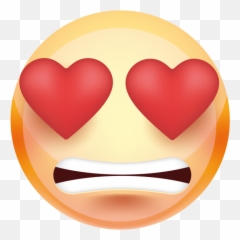 Download Heart Eyes Emoji - Love Png