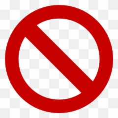Simple Prohibited - Prohibited Svg Emoji,Bite Me Emoji