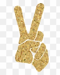 Peace Sign Hand Fingers Colorful - Pravda Vítzí Emoji